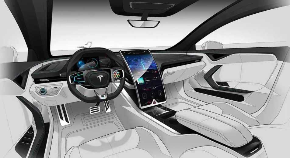 Entertainment Model 3 S X - GS-Design - Interior für Deinen Tesla